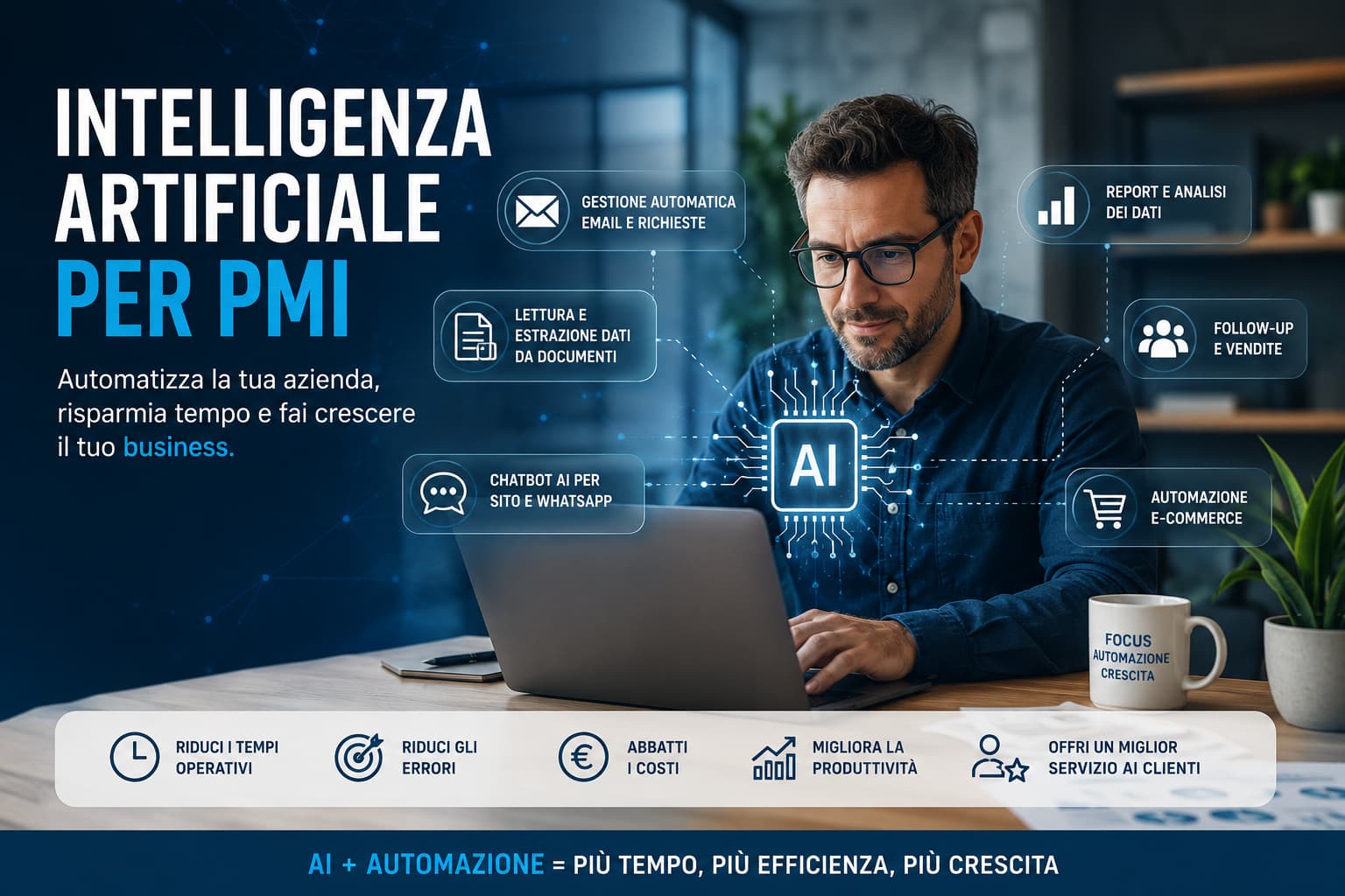 Intelligenza artificiale per PMI: automazione e crescita 2026